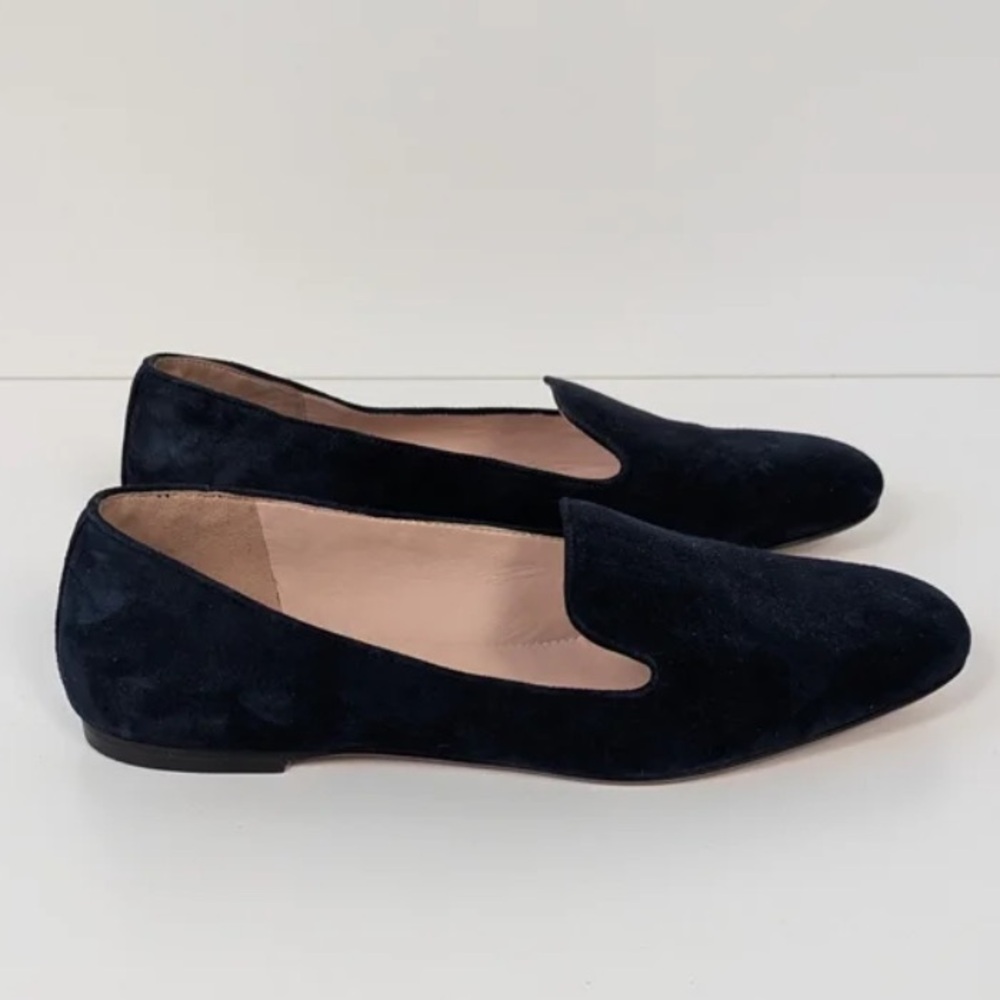 🥿 J. Crew 🥿 Women's Navy Blue Suede Flats